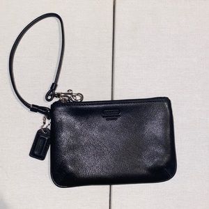 Black Coach Wristlet